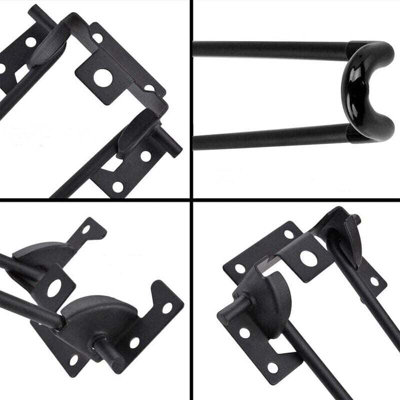 Aazon.co: Geesatis 4 Pack 10\" Folding Hairpin Legs Heavy Duty...