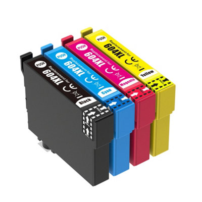 Set of 4 604XL Compatible Ink Cartridges