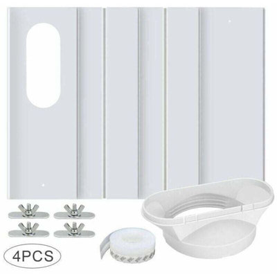 Set Of 4 Adjustable Window Kit Plates For Mounting Air Conditioners ...