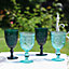 Set of 4 Alfresco Wine Goblet Glasses