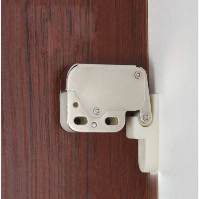 Set of 4 Automatic Spring Pressure System Push-In Touch Lock Mini Tip ...