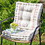 Set of 4 Belle Jardinere Outdoor Garden Cushion Seat Pad