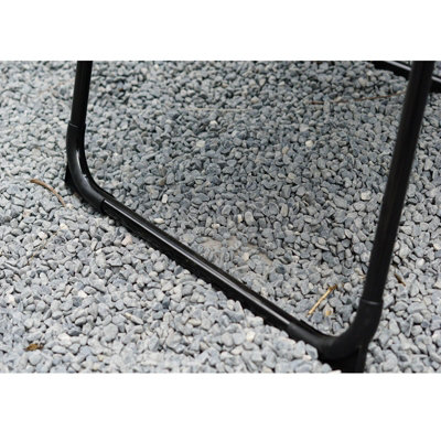 Set Of 4 Black Outdoor Garden Camping Beach Folding Chair - 5