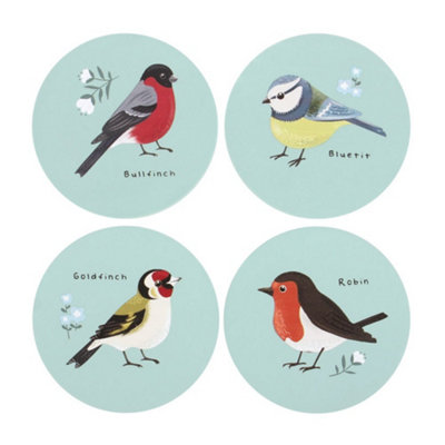 Bird drink shop coasters