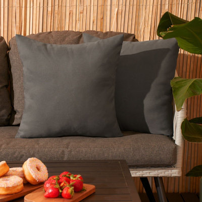 Set of 4 Cushion Cover Water Resistant Outdoor