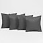 Set of 4 Cushion Cover Water Resistant Outdoor