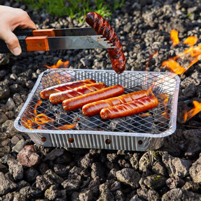 Set Of 4 Disposable BBQ Instant Grill Charcoal Disposable Outdoor Camping Summer