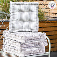 Set of 4 Floral Outdoor Garden Sofa Chair Bench Cushion Seat Pads