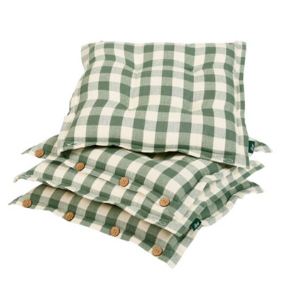 Leafy Outdoor Chair Pad With Strings main image 1