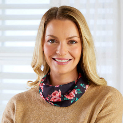 PEARL MAGNETIC SCARF - SAGE FLORAL main image 0