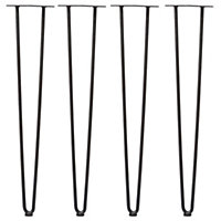 Set of 4  Metal Hairpin Furniture Table Legs H 700 mm