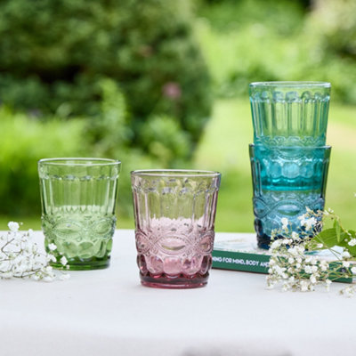 Embossed glasses discount