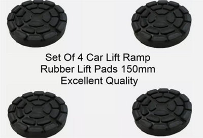 SET OF 4 PADS Ravaglioli 2 Post Car Lift Ramp Rubber Pads - 150 mm ...
