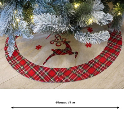 Linen hotsell tree skirt