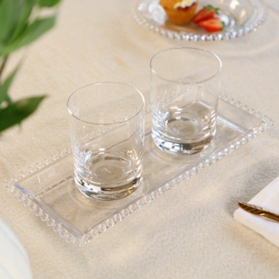 Set of 4 Plain  Drinking Wine Whiskey Tumbler Glasses 250ml