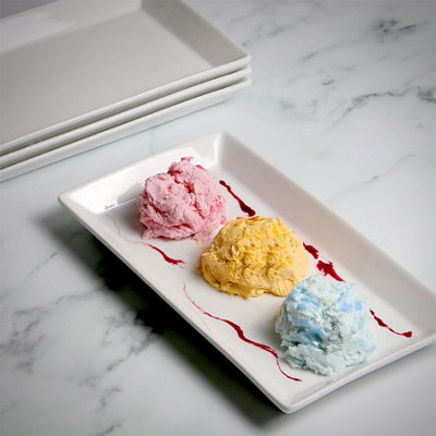 Set Of 4 Porcelain Serving Platters - M&W - 4