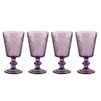 Purple goblets clearance