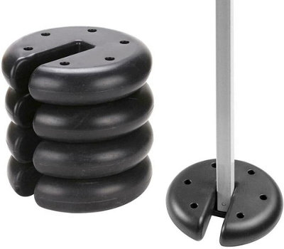 Canopy leg outlet weights