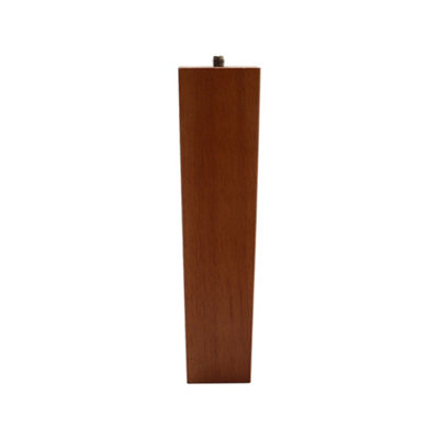 Set of 4 Sandy Oak Color Square Wooden Furniture Legs Table Legs H 20cm