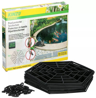 Set of 40 - Pond Guard Floating Pest Deterrent & Fish Protector Cover