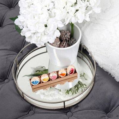 Set of 5 Scented Candles With Small Shell Shaped Holders by Laeto Ageless Aromatherapy - FREE DELIVERY INCLUDED - 4