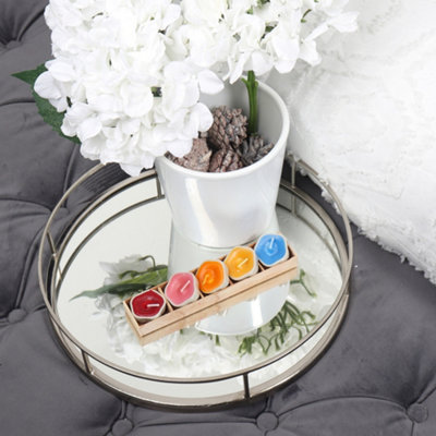 Set of 5 Scented Candles With Small Star Shaped Holders by Laeto Ageless Aromatherapy - FREE DELIVERY INCLUDED - 4
