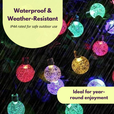 Set of 50 Solar String Lights Outdoor Garden LED 35.5m Waterproof String Lights - 5