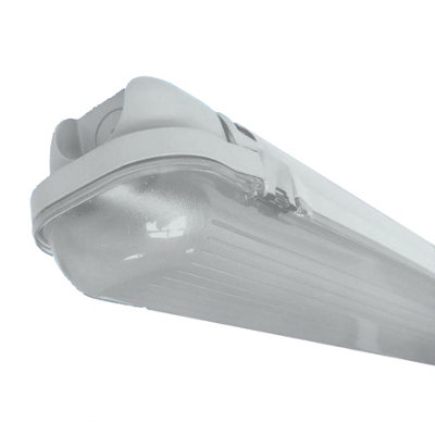 Set of 6 Anti Corrosive IP65 Outdoor 35W LED Cool White 6ft Battens