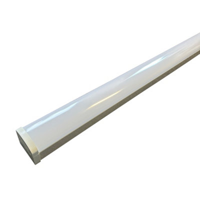 Set of 6 Batten 40W LED Cool White 1200mm Strip Lights