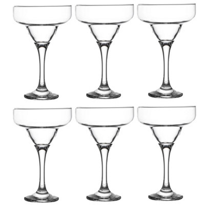 Set of 6 Entertain Highly Transparent Margarita Glasses 29.5cl