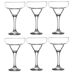 Set of 6 Entertain Highly Transparent Margarita Glasses 29.5cl