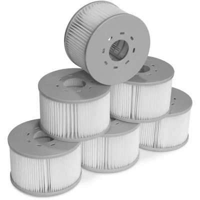 Set of 6 filters for MSPA inflatable spas, 106cm 6 replacement filter ...
