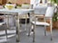 Set of 6 Garden Chairs White GROSSETO