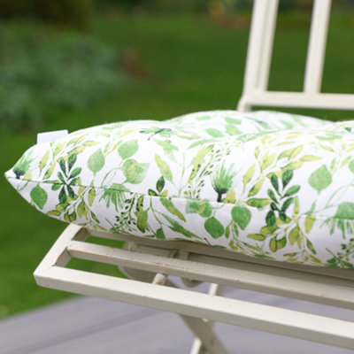 Outdoor Seat Cushion Patio Cushions Green Set Of Green Leaf