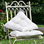 Set of 6 Love Heart Print Outdoor Garden Chair Seat Pads