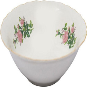 Set Of 6 Porcelain 6" Floral Design Salad Bowl - Kitchen Home Office