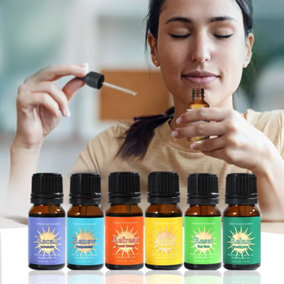 Set of 6 Scented Fragrance Oil Set for Bathromm Perfect for Gift