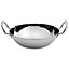 Set Of 6 Stainless Steel 17cm Balti Dishes - Indian Serving Dishes