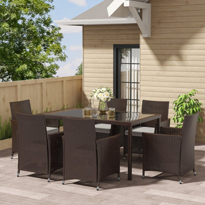 set-of-7-brown-garden-patio-furniture-set-rectangular-glass-outdoor