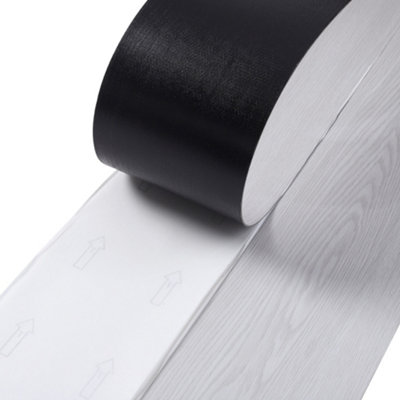Set of 7 Waterproof Wood Grain Effect Self Adhesive Plank PVC Rustic Style Flooring Covering 1m²
