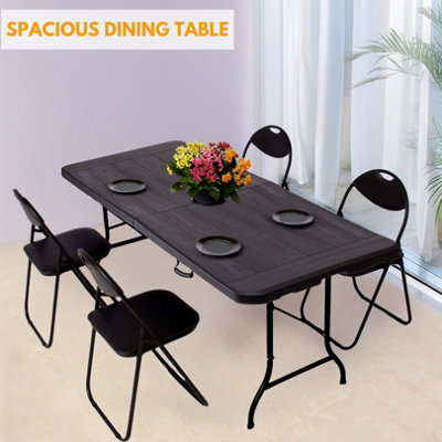 20x40 Black folding table hotsell