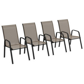 Set of four Mesh Garden Chairs