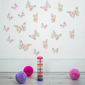 Set of Pastel Butterfly Wall Stickers