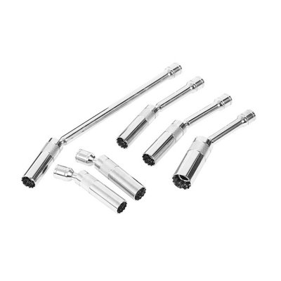 Set Of Pivot Sockets For Spark Plugs 6pc NEO TOOLS