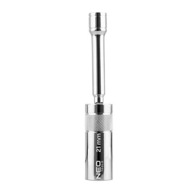 Set Of Pivot Sockets For Spark Plugs 6pc NEO TOOLS