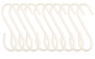 Set Of Ten Sorello Matt White Hooks