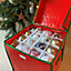 Set Of Two Christmas Bauble Storage Boxes And Gift Wrap Bags