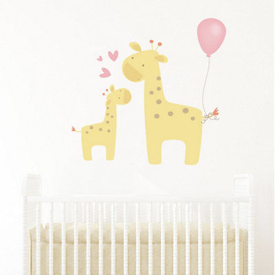 Set of two Giraffe's Wall Stickers