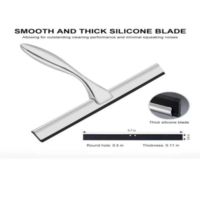 SetSail Window Cleaning Squeegee Shower Squeegee Silicone Blade ...