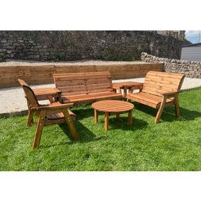 Seven Seater Balmoral Set With Round Coffe